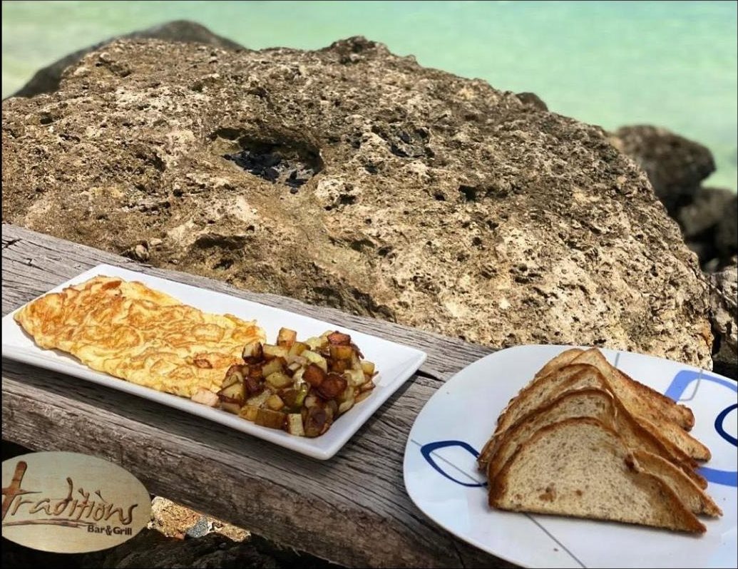 Breakfast by the sea