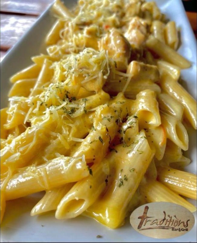 Penne alfredo