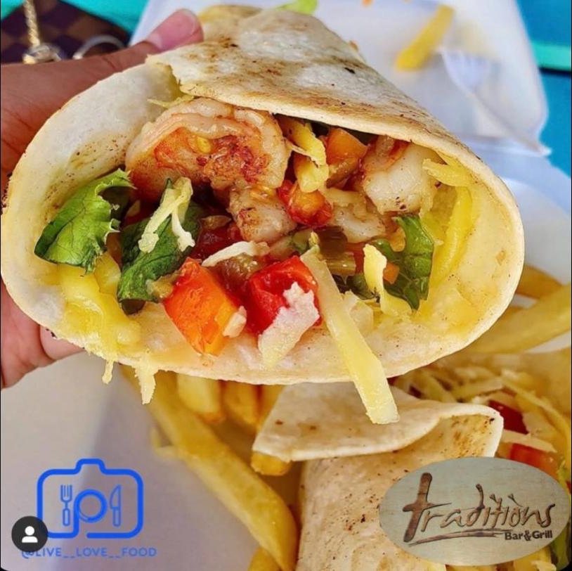 Shrimp wrap